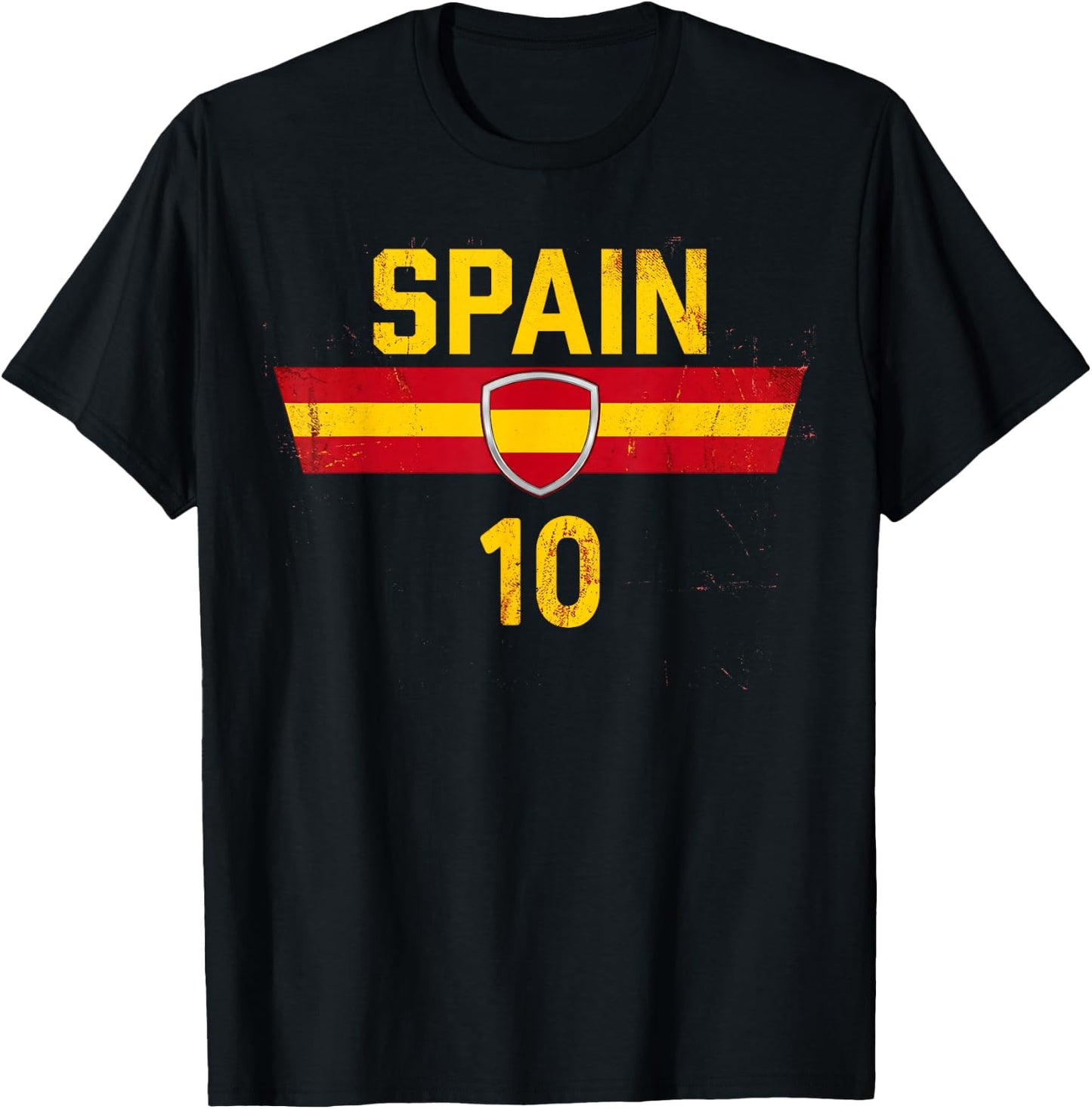 Spain Retro Spanish Espanol Madrid Barcelona Retro T-Shirt - T-Shirt | Black