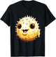 Cute Blowfish Easy Halloween Puffer Fish Costume Pufferfish T-Shirt - T-Shirt | Black