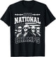 1776 National Champs Funny Patriotic America Founding Father T-Shirt - T-Shirt | Black