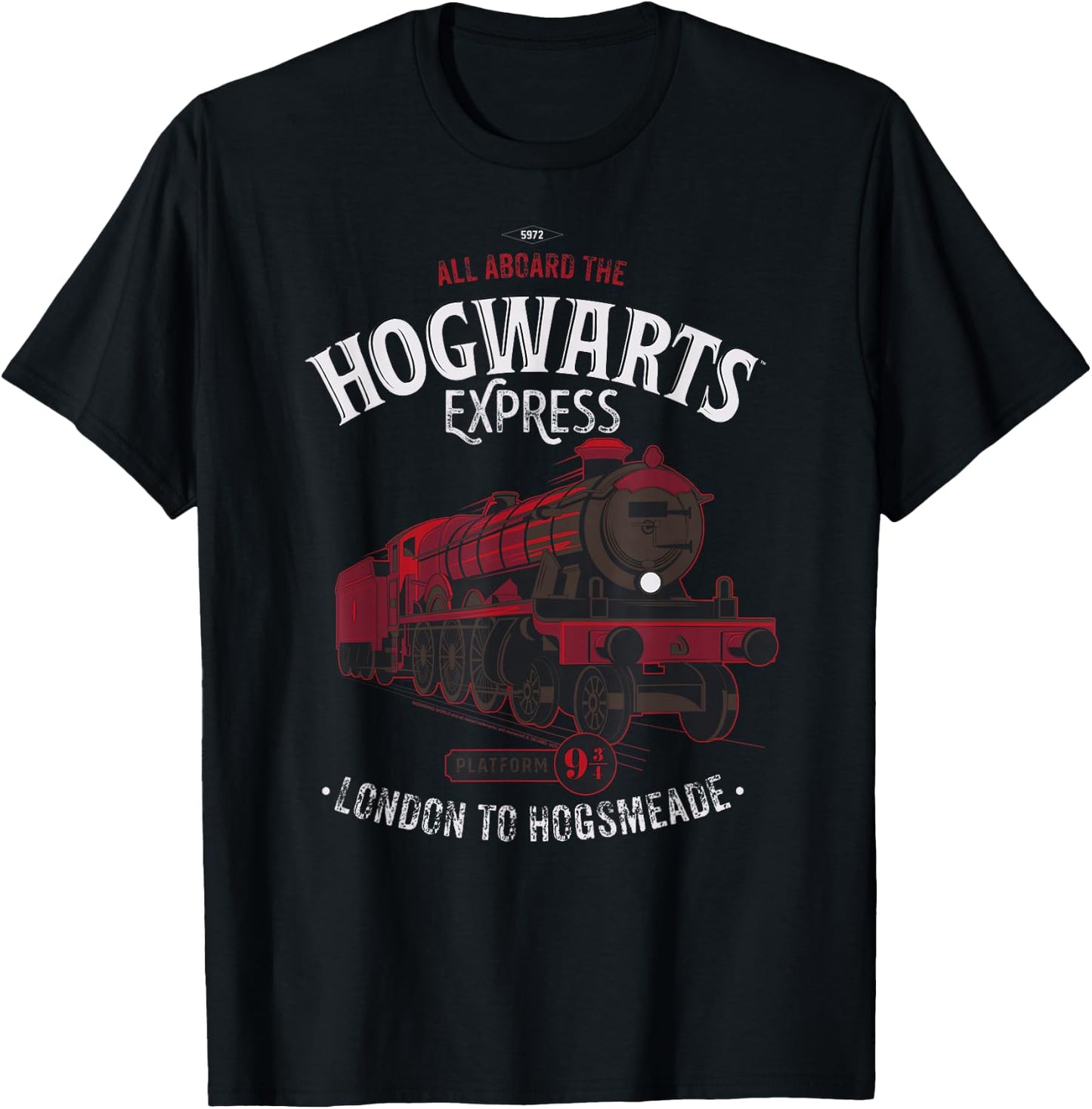 Harry Potter All Aboard the Hogwarts Express , black T-Shirt - T-Shirt | Black