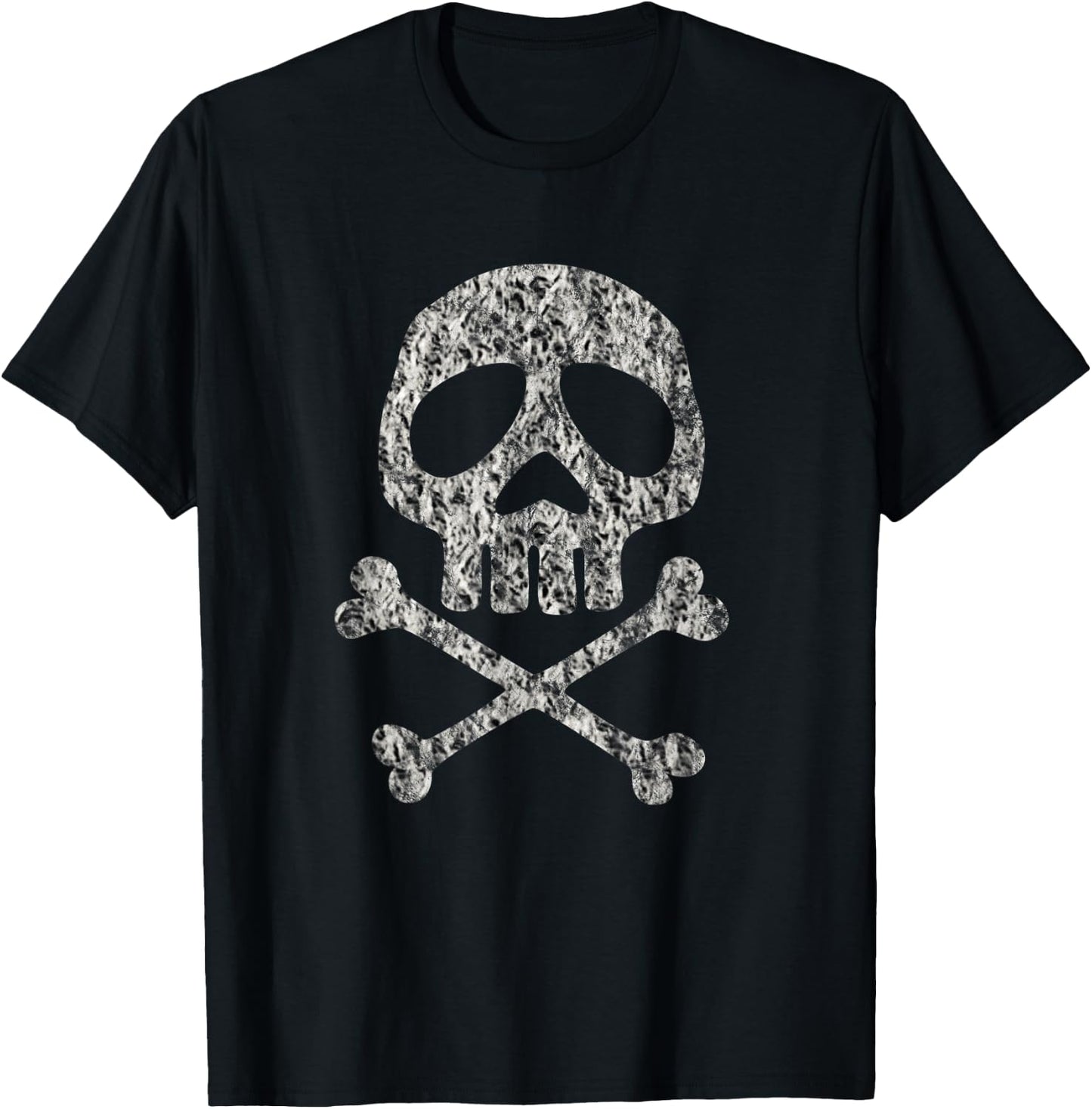 Skull Space Pirate Captain Crossbones Halloween Party Ahoy T-Shirt - T-Shirt | Black