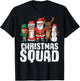 Christmas Squad Santa Elf Xmas Family Kids Boys T-Shirt - T-Shirt | Black