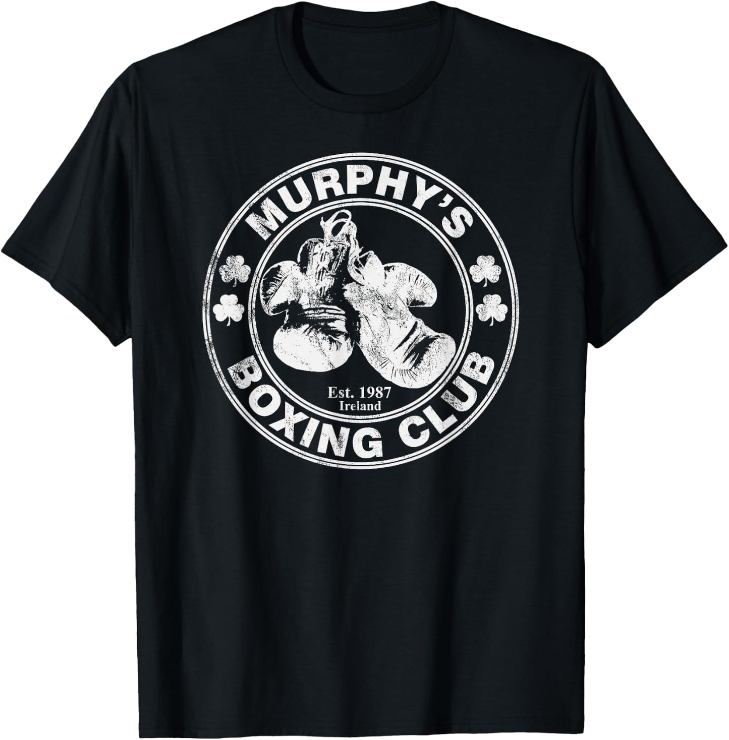 Murphy's Boxing Club 1987 - Irish Surname Boxing T-Shirt - T-Shirt | Black