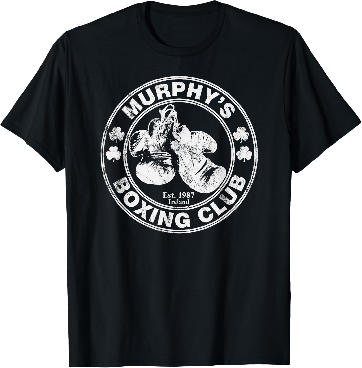 Murphy's Boxing Club 1987 - Irish Surname Boxing T-Shirt - T-Shirt | Black
