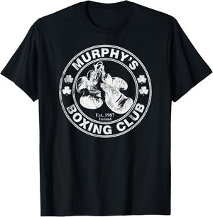 Murphy's Boxing Club 1987 - Irish Surname Boxing T-Shirt - T-Shirt | Black