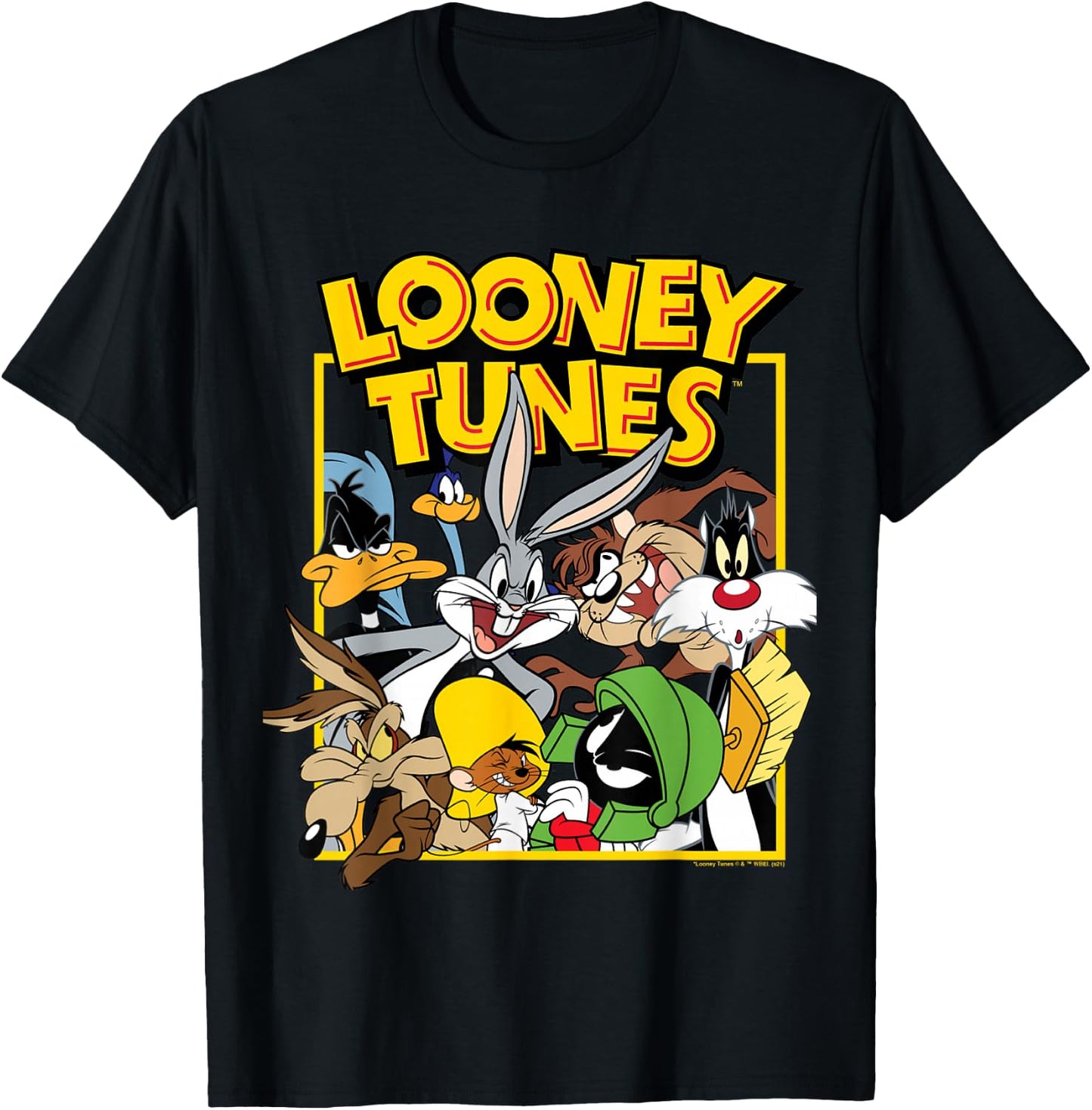 Looney Tunes Group T-Shirt - T-Shirt | Black
