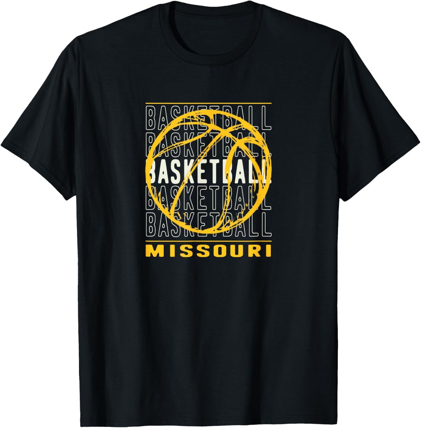 Basketball Missouri T-Shirt - T-Shirt | Black