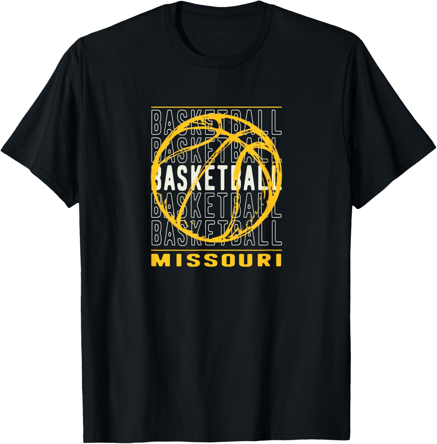 Basketball Missouri T-Shirt - T-Shirt | Black