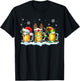 Three Glasses Beer Santa Reindeer, Elf, Christmas Drunk , Black, S T-Shirt - T-Shirt | Black