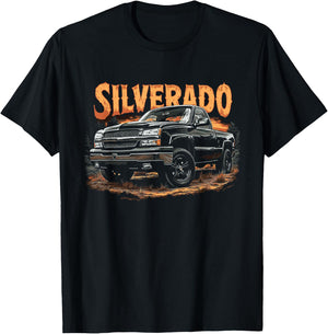 Silverado Truck 2003-2006 Cateye OBS Old Body Style Truck T-Shirt - T-Shirt | Black