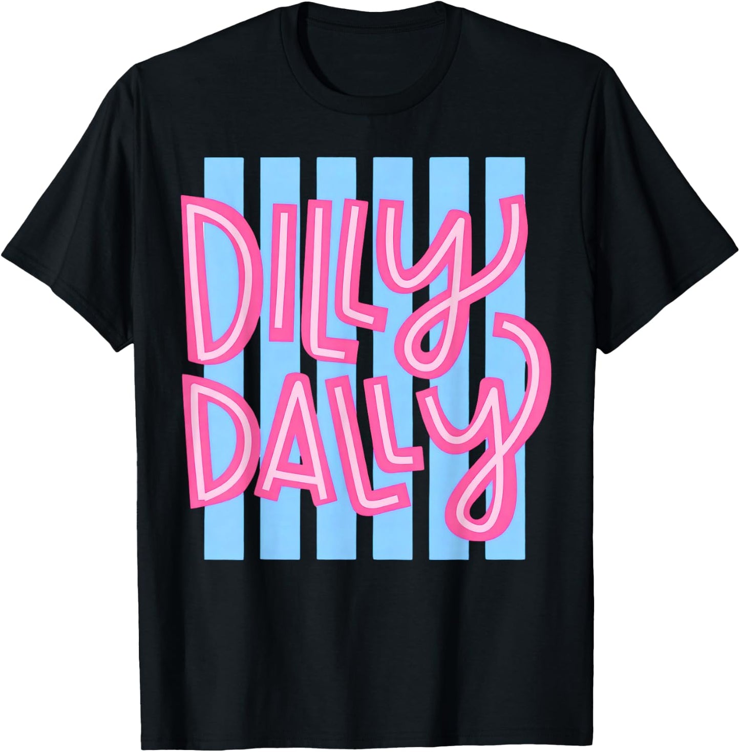 Dilly Dally, Spring Summer T-Shirt - T-Shirt | Black