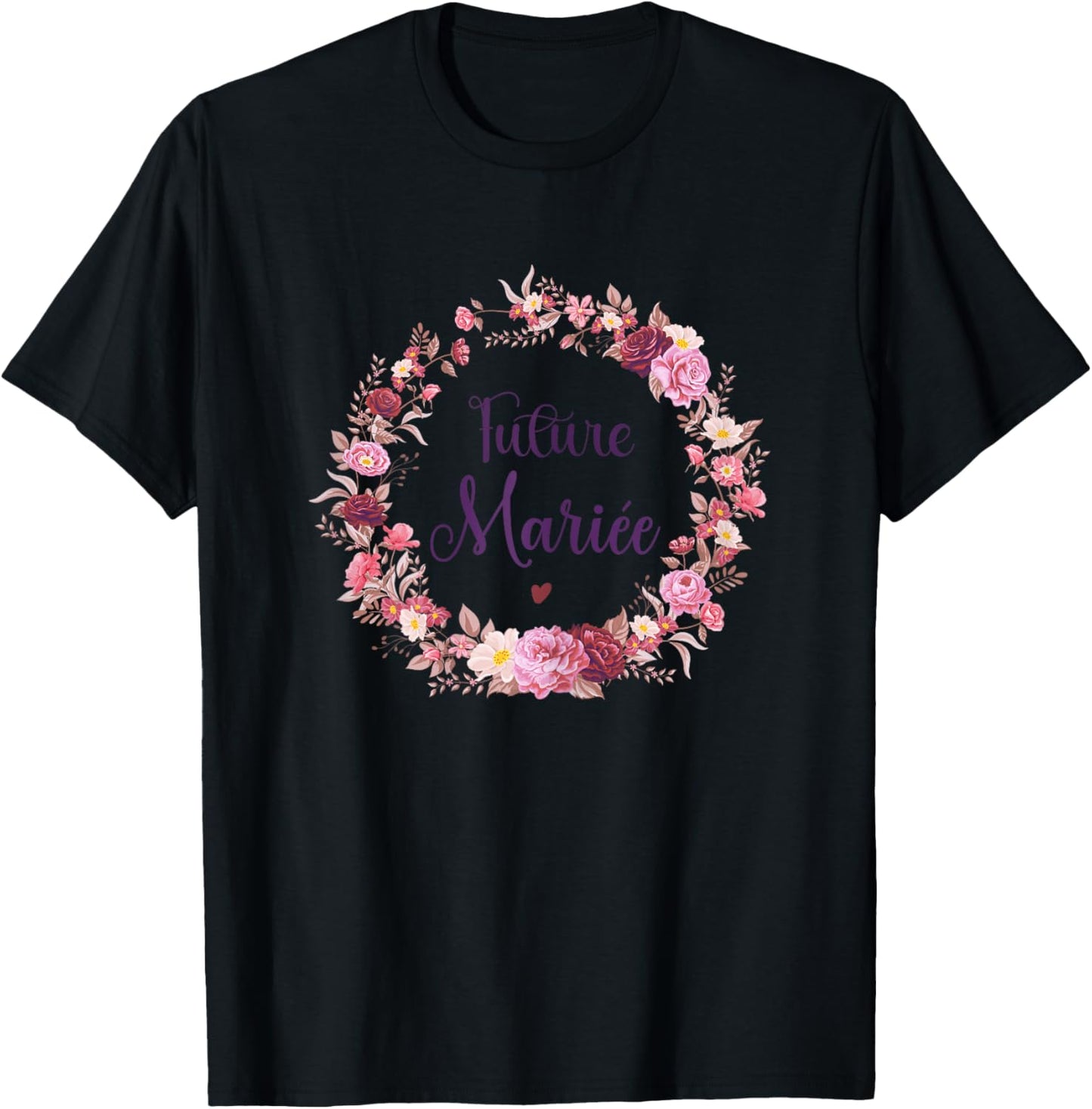Evjf Future Bride Crown Evjf Terracotta Bride Future , white T-Shirt - T-Shirt | Black