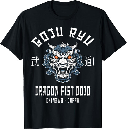Dragon Fist Dojo Goju Ryu Karate T-Shirt - T-Shirt | Black