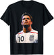 Michael Owen 2007 England Kit World Cup Football T-Shirt - T-Shirt | Black