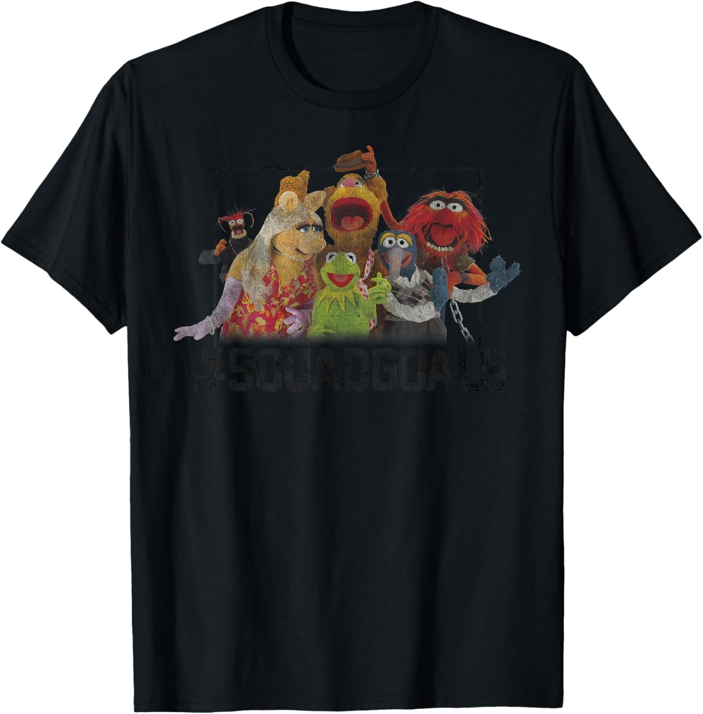 Disney - Muppets Squad Goals T-Shirt - T-Shirt | Black