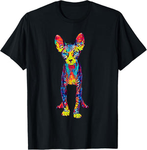 Cat Sphynx Men Women Girls Kids T-Shirt - T-Shirt | Black