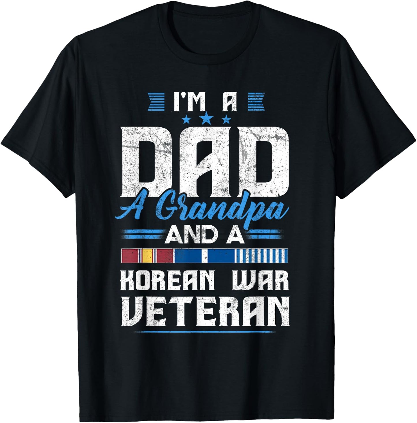 Korean War Veteran Grandparent Korean Vet for Dad or Grandpa T-Shirt - T-Shirt | Black