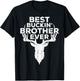 Best Buckin' Brother Ever Shirt Men Hunting Fathers Day T-Shirt - T-Shirt | Black