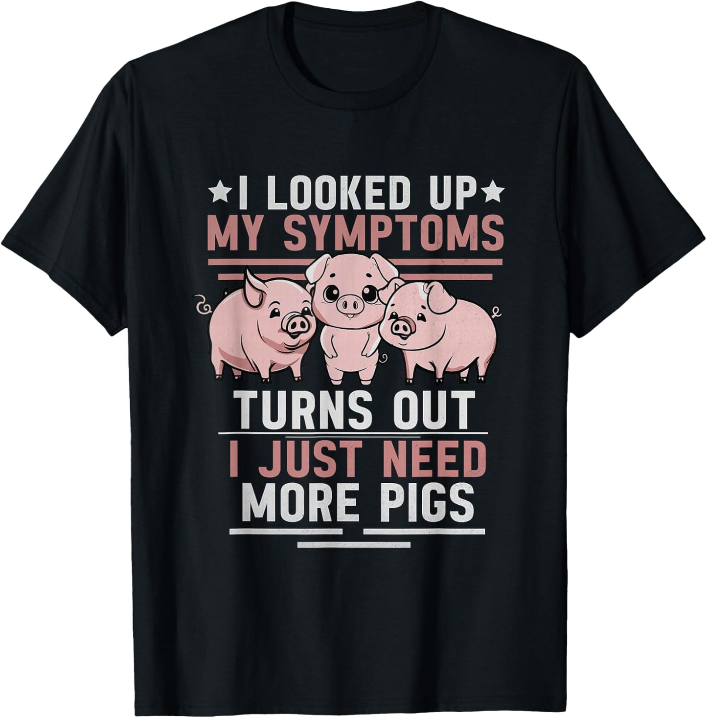 Funny Pigs For Pig Lovers Women Pig T-Shirt - T-Shirt | Black