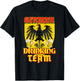 German Team of Drinking Germany Flag Funny Oktoberfest Gift T-Shirt - T-Shirt | Black