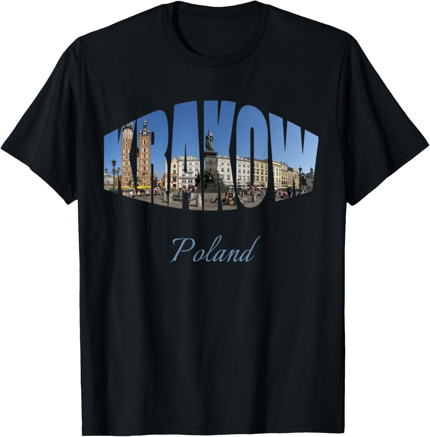 Krakow Poland T-Shirt - T-Shirt | Black