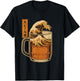 Large Japanese Beer Mug Ukiyoe Style T-Shirt - T-Shirt | Black