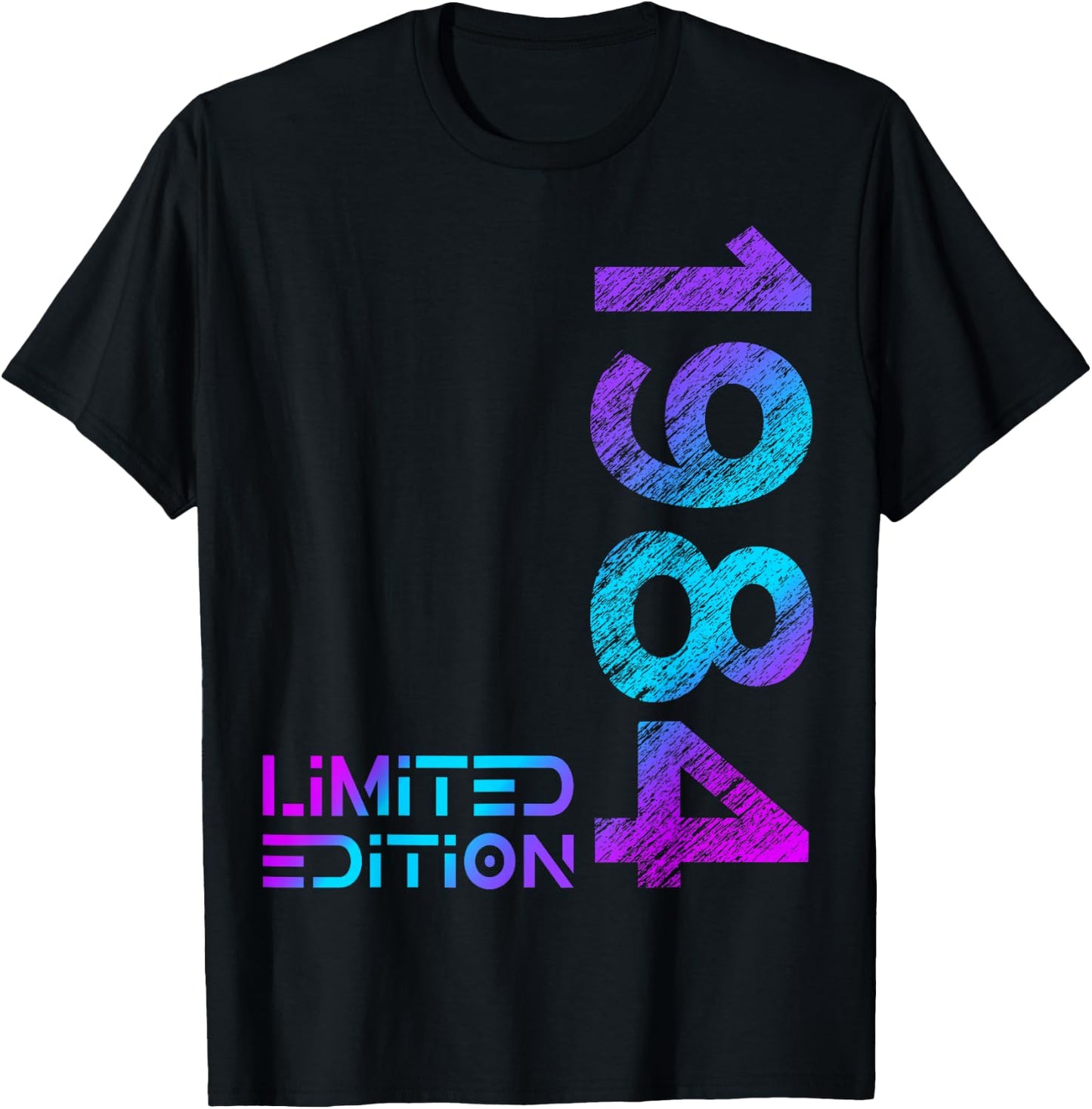 40th Birthday Limited Edition Vintage 1984 Man Woman , black T-Shirt - T-Shirt | Black