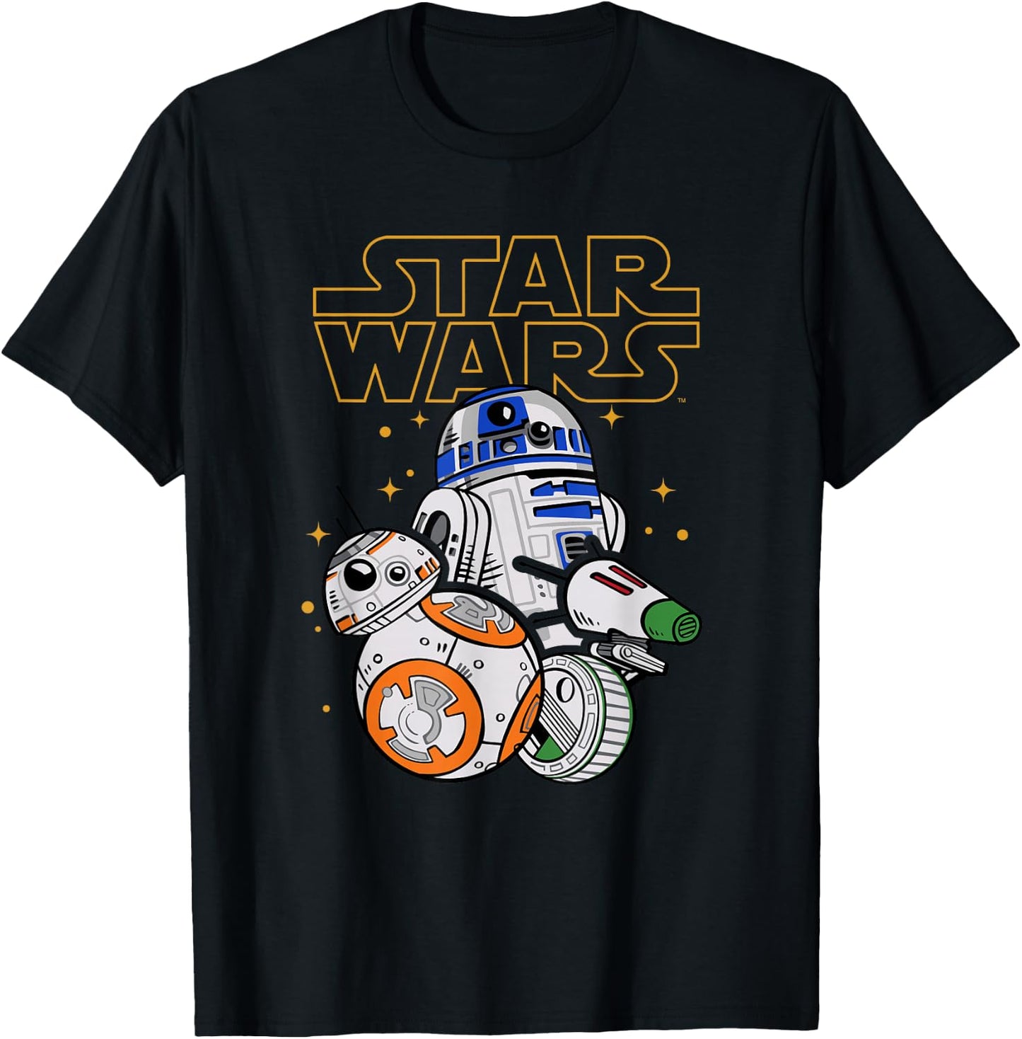 Star Wars Droid Group , black T-Shirt - T-Shirt | Black