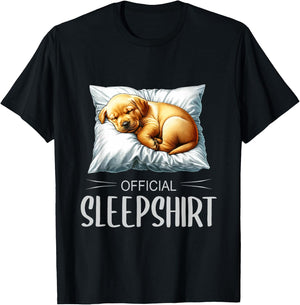 Official sleep shirt dog pajamas Labrador Retriever Women Kids T-Shirt - T-Shirt | Black
