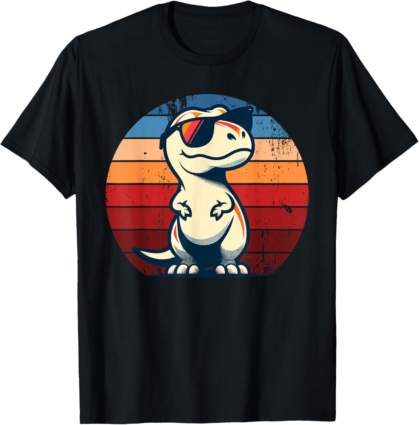 Dinosaur T-Rex Retro Novelty Men Children Women Funny Dinosaur , black T-Shirt - T-Shirt | Black