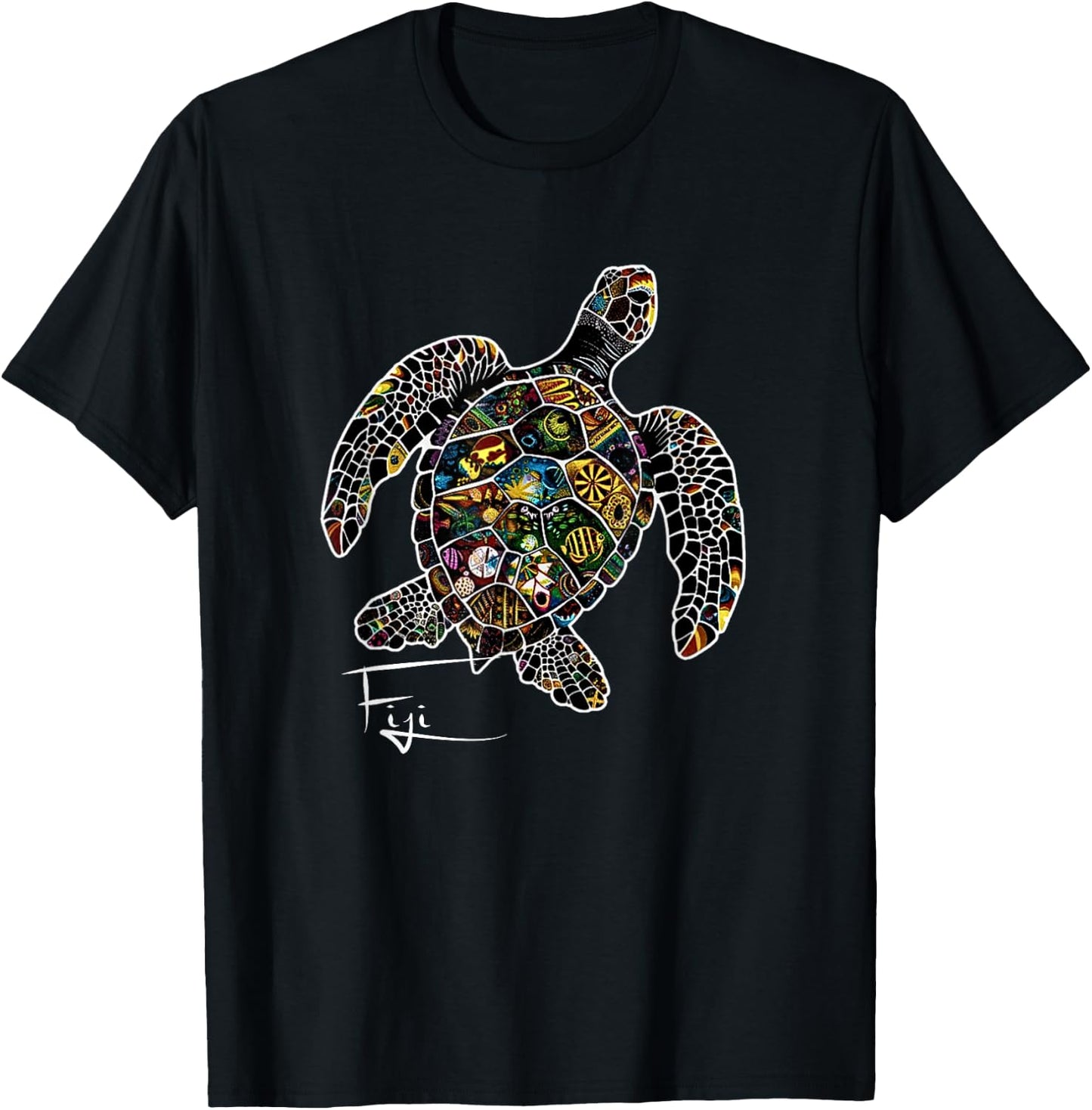 Fiji Islands Surfer Sign Fiji Souvenir T-Shirt - T-Shirt | Black