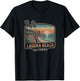 Retro Laguna Beach California Drawing Art Design T-Shirt - T-Shirt | Black
