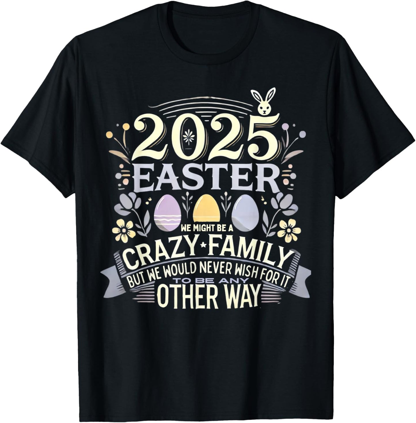 Family Easter 2025 Easter Crew Matching Group T-Shirt - T-Shirt | Black