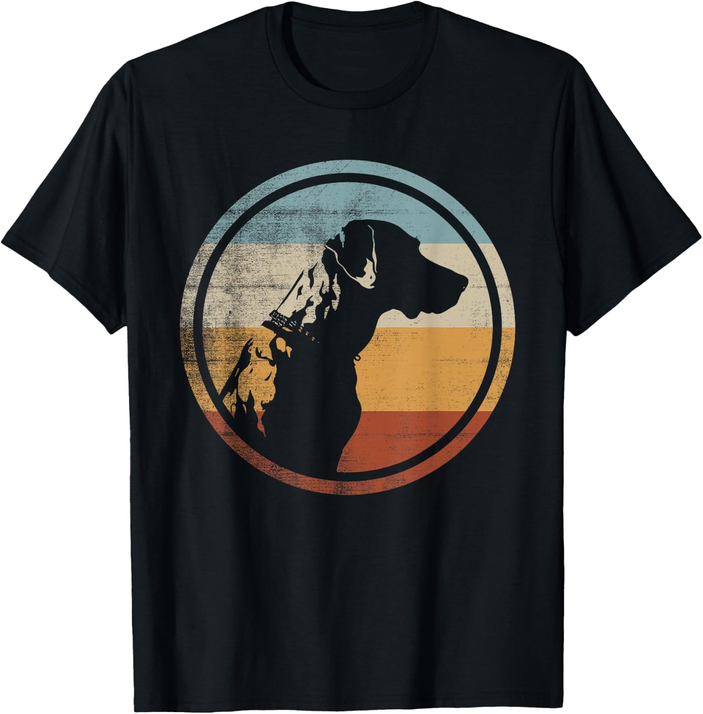Catahoula Leopard Dog Retro Style Men Women T-Shirt - T-Shirt | Black