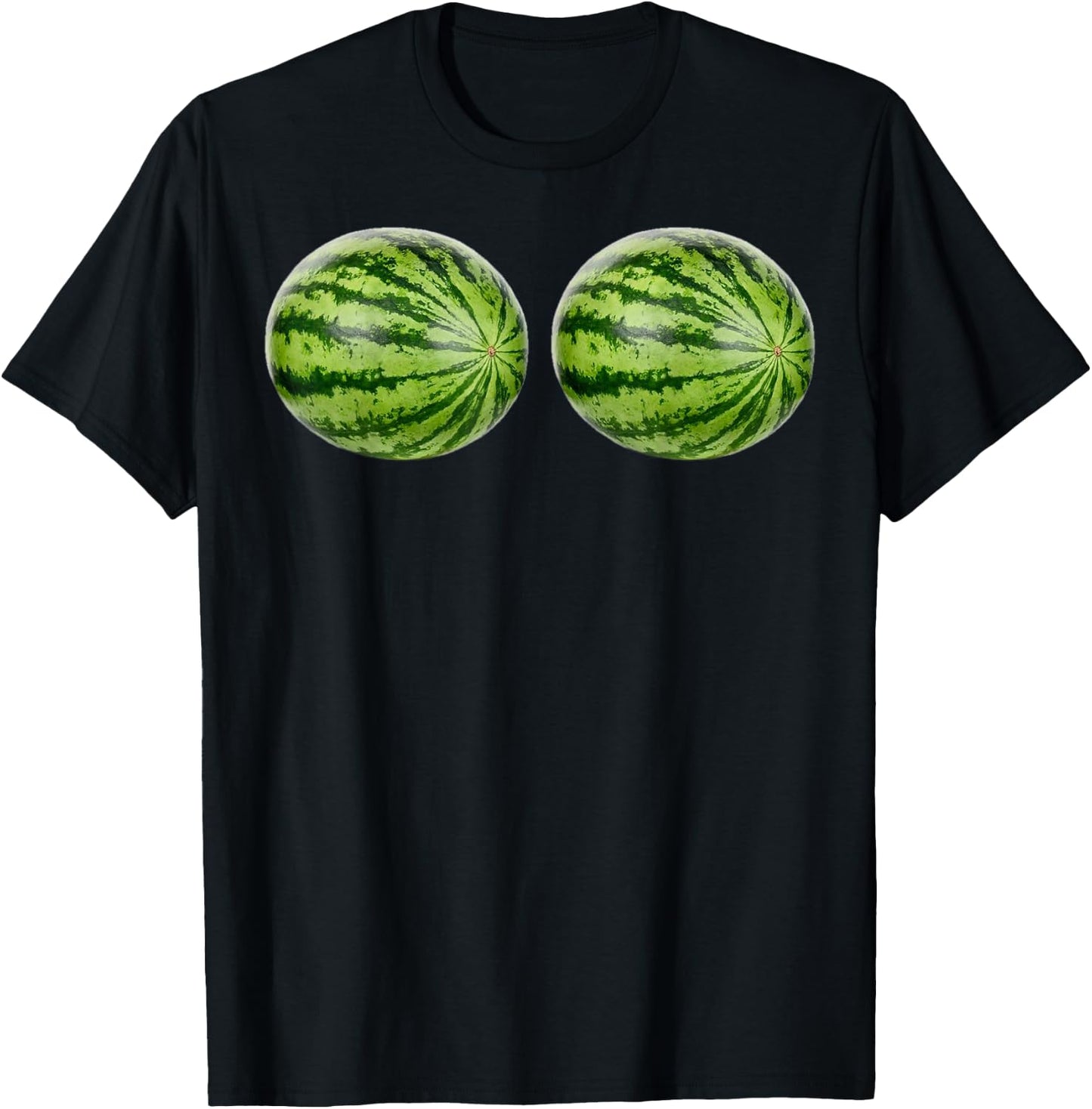 Big Boob Big Watermelon Melon Titty Titties Shirt T-Shirt - T-Shirt | Black