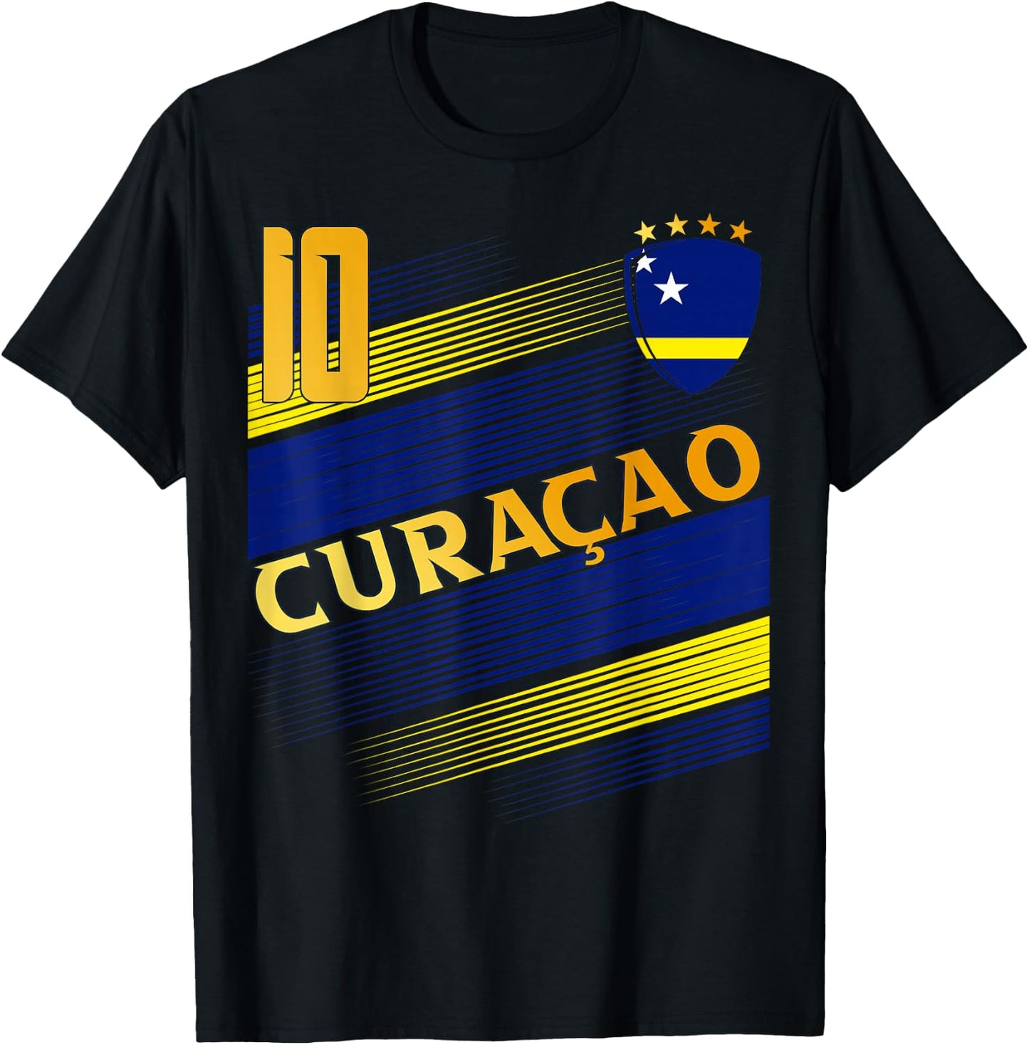 Curacao Flagge Curacaoan Pride Lovers T-Shirt - T-Shirt | Black