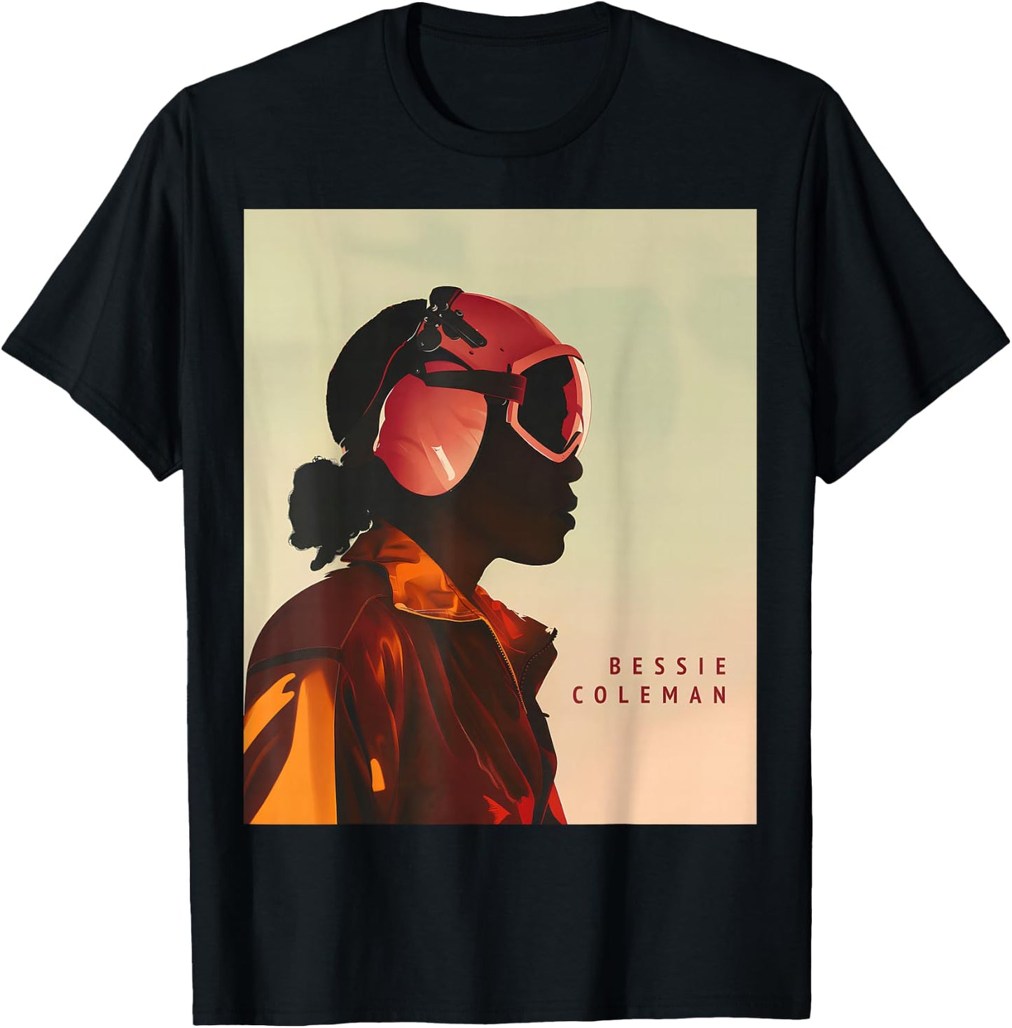 Bessie Coleman Aviation Black History African American Pilot T-Shirt - T-Shirt | Black