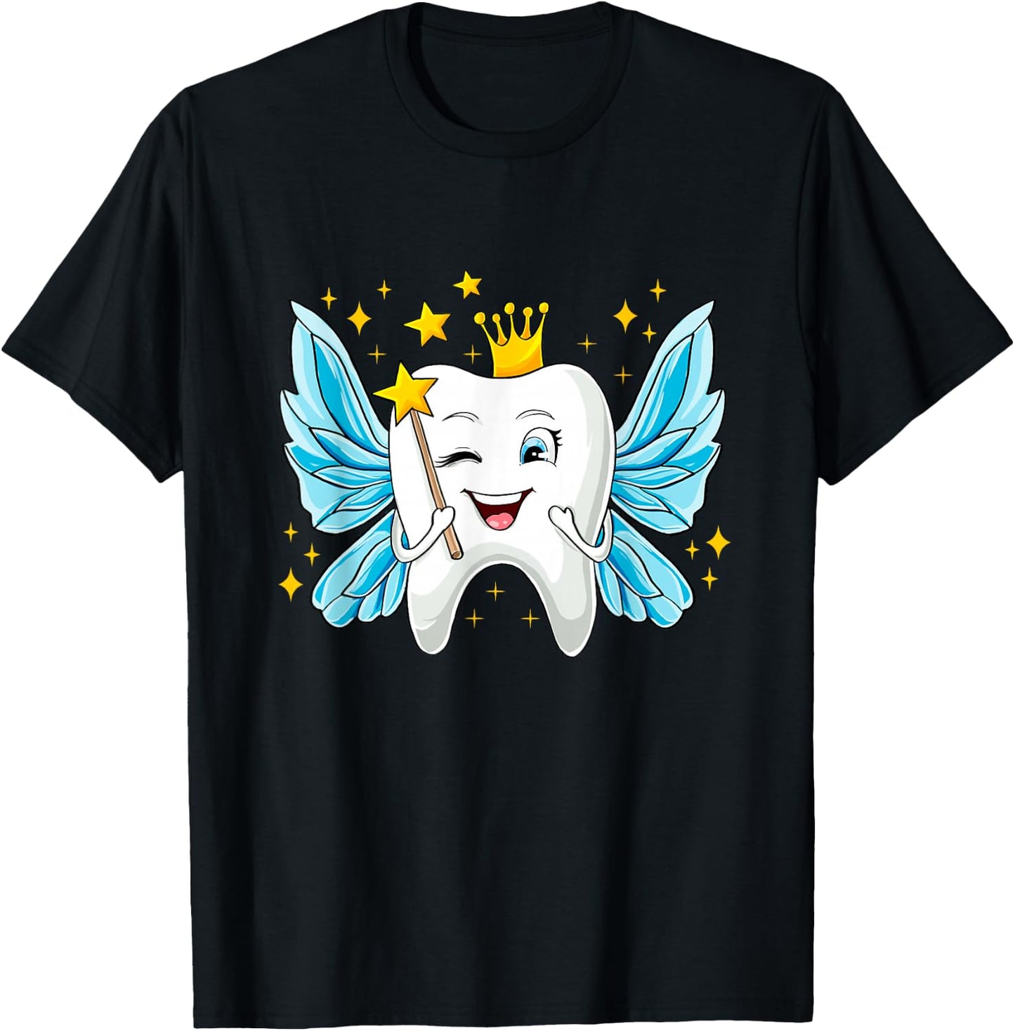 Tooth Fairy Carnival Costume Girls Fancy Dress Tooth Fairy , black T-Shirt - T-Shirt | Black