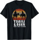 Funny Camping Saying | Horse Trail Riding Women T-Shirt - T-Shirt | Black