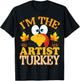 Thanksgiving I'm The Artist Turkey Matching T-Shirt - T-Shirt | Black