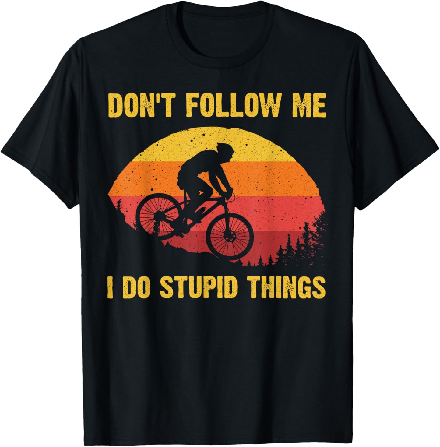 Cool Mountain Biking Women Biker MTB Bicycle Bike T-Shirt - T-Shirt | Black