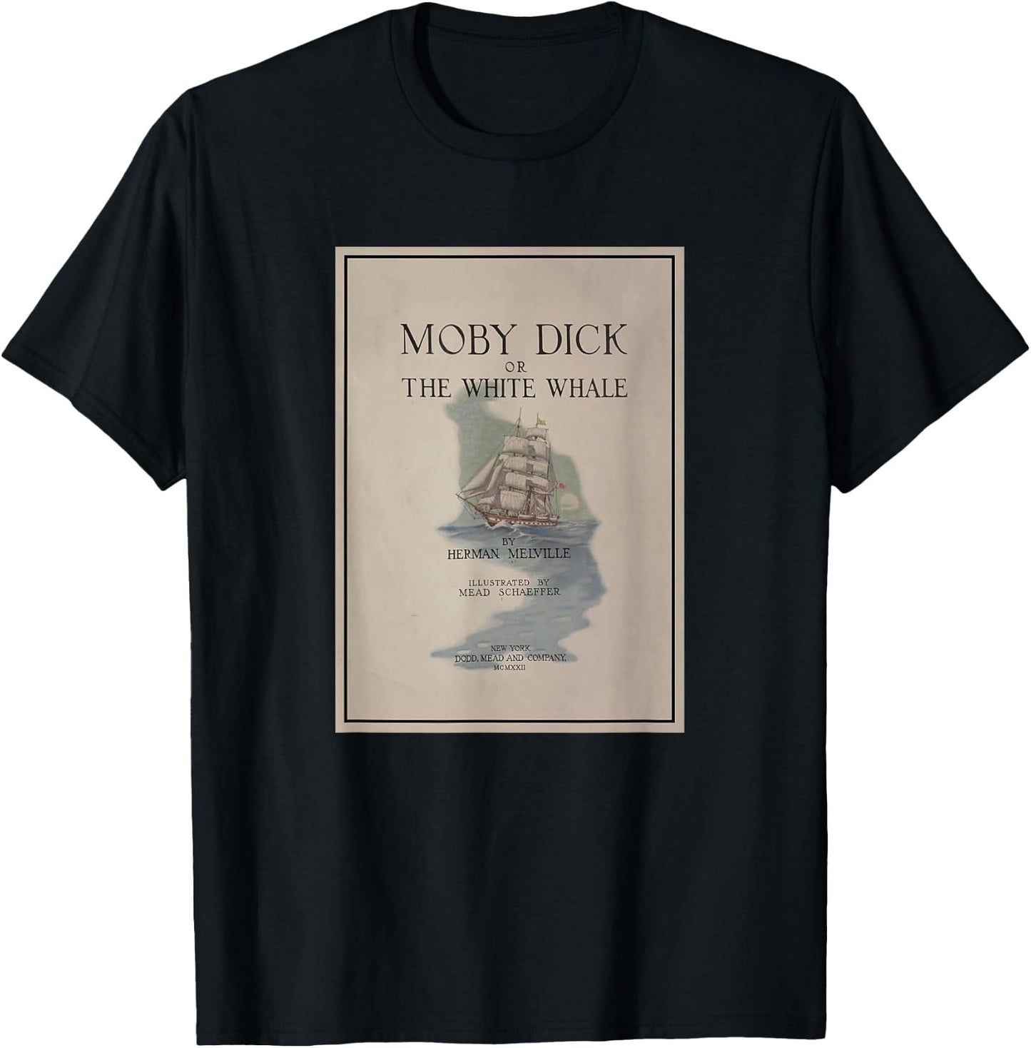 Moby Dick Cover T-Shirt - T-Shirt | Black