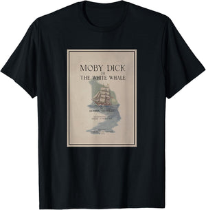 Moby Dick Cover T-Shirt - T-Shirt | Black