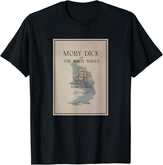 Moby Dick Cover T-Shirt - T-Shirt | Black