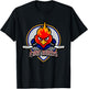 Conceptual Firebirds Ice Hockey Logo Motif American Sports T-Shirt - T-Shirt | Black