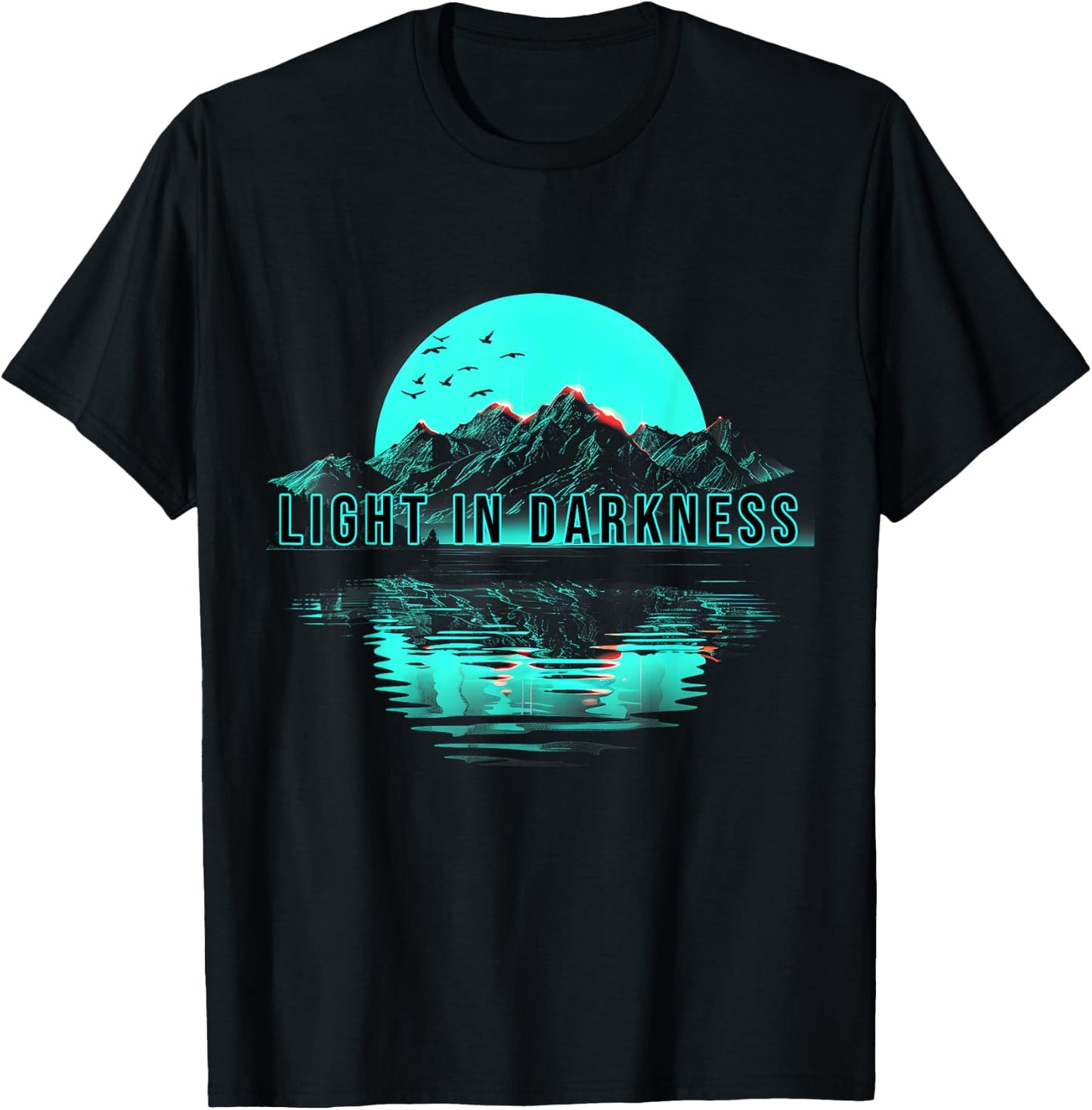 great Mountain Graphic Ideal for Hiking and Exploration T-Shirt - T-Shirt | Black