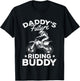 Daddy's Future Riding Buddy Motocross Kids Dirt Bike Boy T-Shirt - T-Shirt | Black