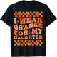 I Wear Orange For My Daughter Leukemia Cancer Orange Ribbon T-Shirt - T-Shirt | Black