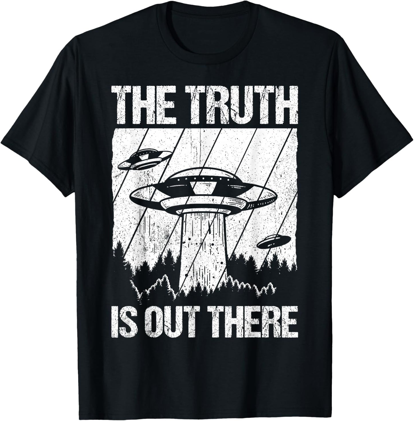 The Truth Is Out There Ufo Alien Alien Fan Ufo Lover , black T-Shirt - T-Shirt | Black
