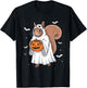 Funny Ghost Squirrel Lovers Spooky Halloween Costume T-Shirt - T-Shirt | Black
